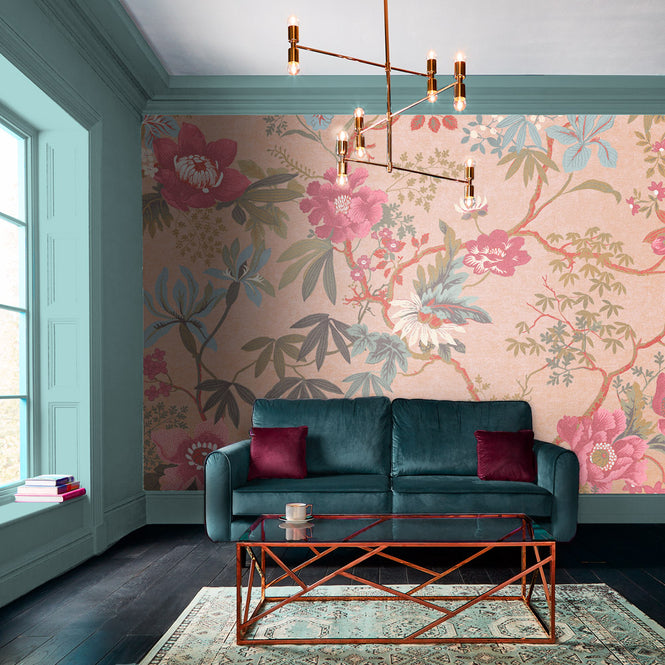 輸入壁紙 Graham & Brown / THE BESPOKE COLLECTION / KIMONO Blush 111821