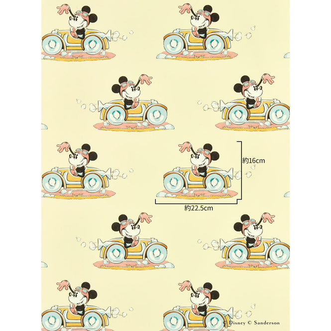 Sanderson / Disney Home X Sanderson Wallpapers / MINNIE ON THE MOVE / Sherbet 217269