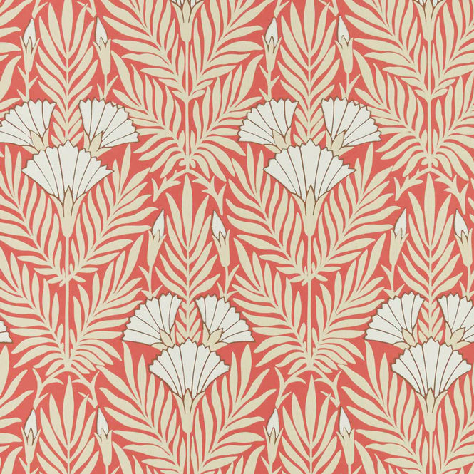輸入壁紙 1838 Wallcoverings / V&A DECORATIVE PAPERS / FLORAL FANFARE Coral 2311-171-02