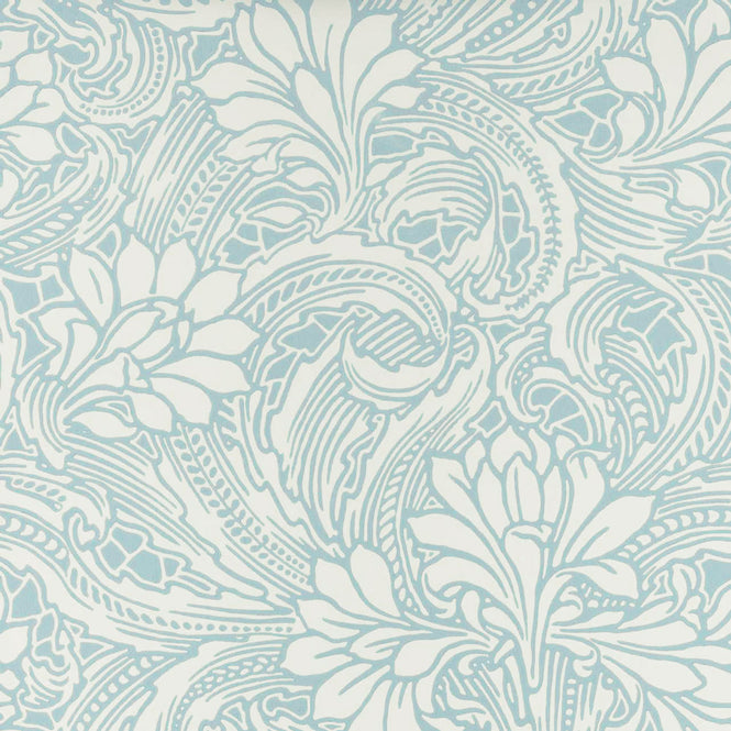 輸入壁紙 1838 Wallcoverings / V&A DECORATIVE PAPERS / EDEN Soft Teal 2311-173-03