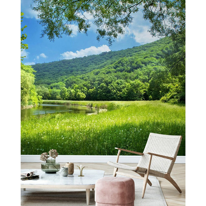 PHOTOWALL / Summer Landscape with River (e19156)