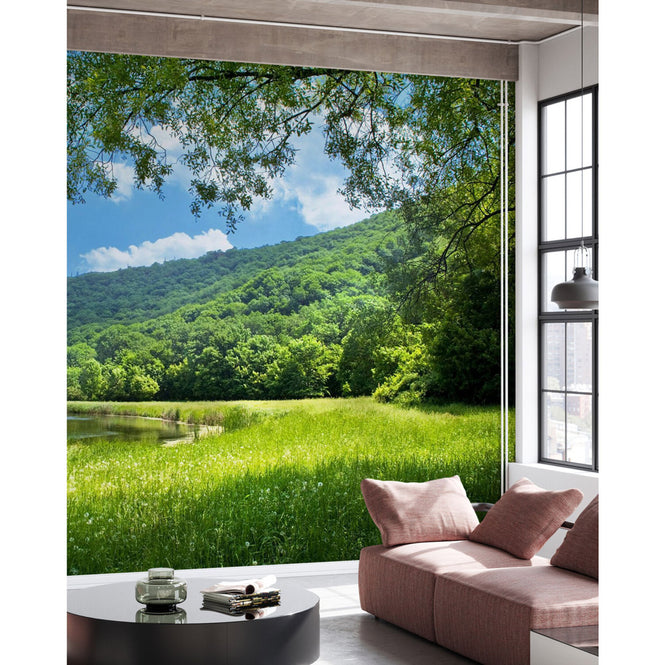 PHOTOWALL / Summer Landscape with River (e19156)