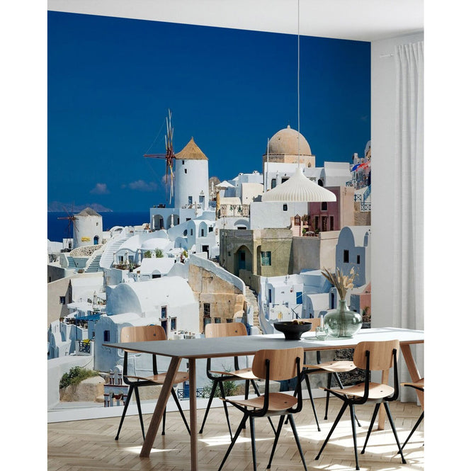 PHOTOWALL / White Houses and Azure Blue Sea (e24198)