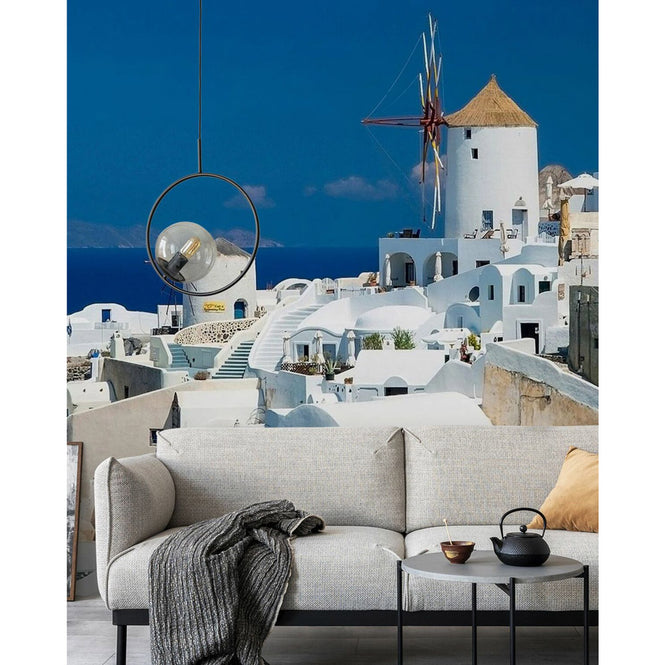 PHOTOWALL / White Houses and Azure Blue Sea (e24198)