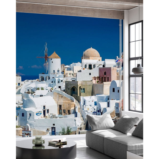 PHOTOWALL / White Houses and Azure Blue Sea (e24198)