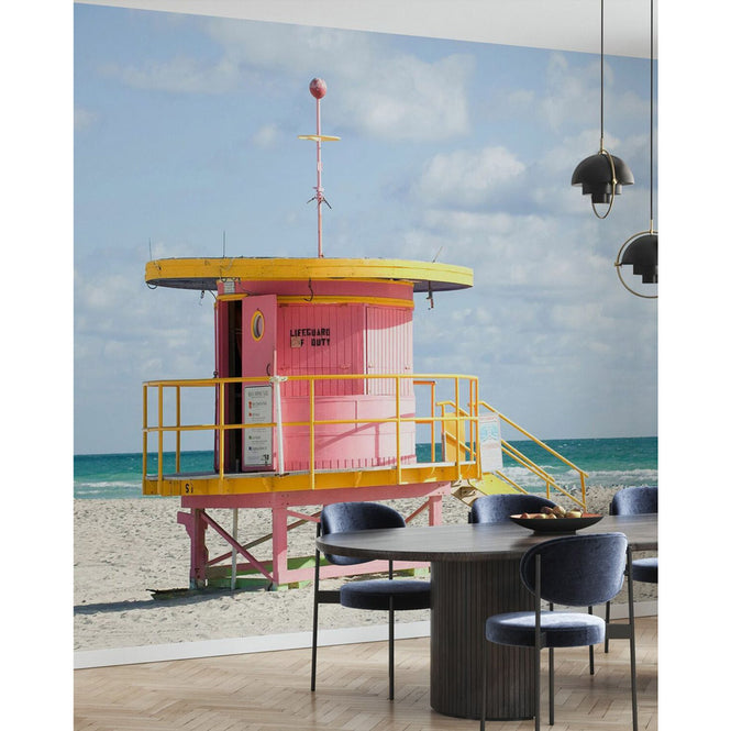 PHOTOWALL / Lifeguard Tower in Miami, USA (e40765)