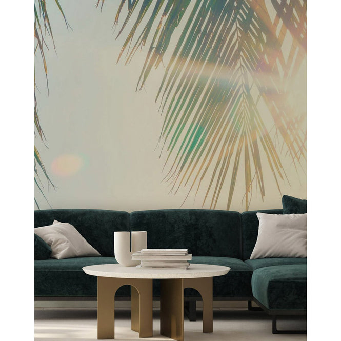 PHOTOWALL / Palm Leaves Sunset (e315854)