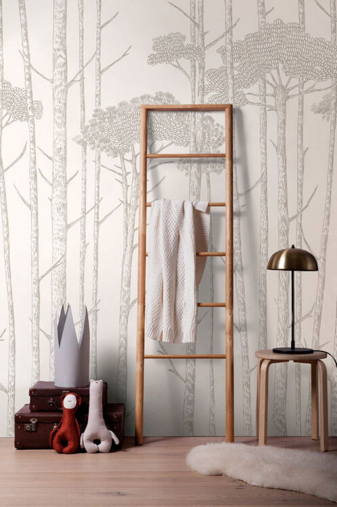 PHOTOWALL / Tree Tops - Grey (e325468)