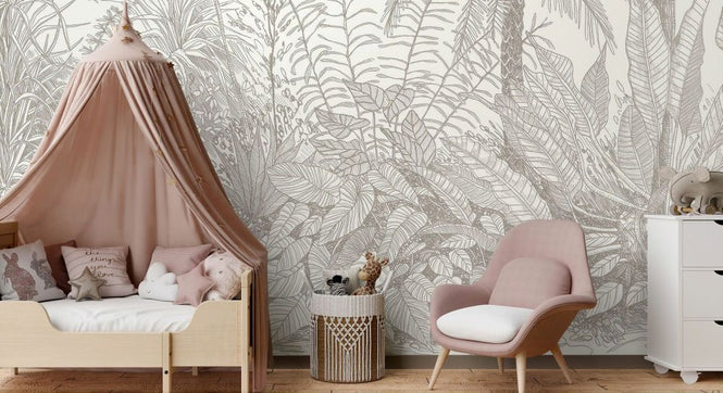 PHOTOWALL / Tropica - Greige (e325470)
