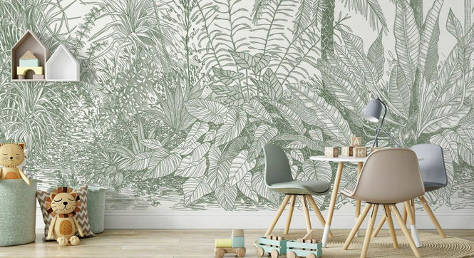 PHOTOWALL / Tropica - Sage (e325509)