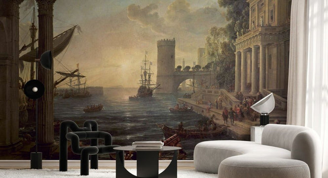 PHOTOWALL / Embarkation of the Queen of Sheba (e92797)