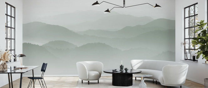 PHOTOWALL / Velvet Mountains - Green (e93000)