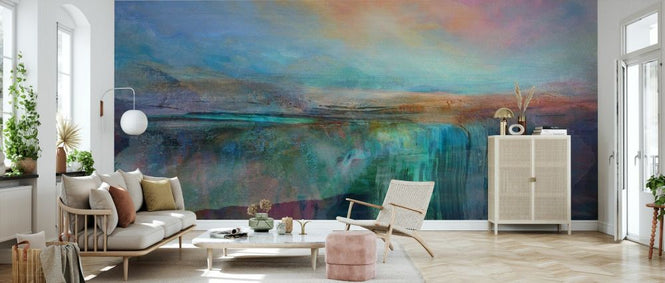 PHOTOWALL / New Beginning - Turquoise Light (e93034)
