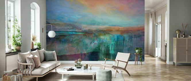 PHOTOWALL / New Beginning - Turquoise Light (e93034)