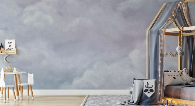 PHOTOWALL / Tender Clouds - Purple (e93090)