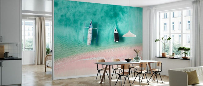 PHOTOWALL / Aerial Summer - Pink Beach Bali (e93134)