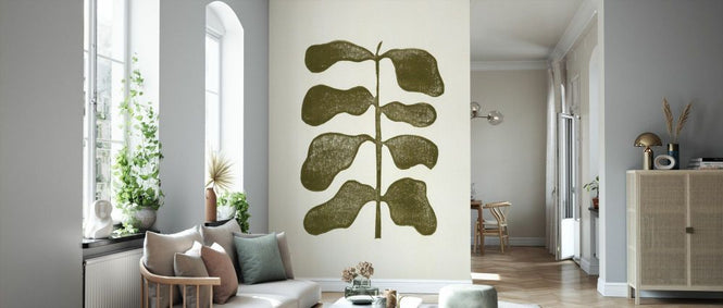 PHOTOWALL / Linocut Plant (e93314)