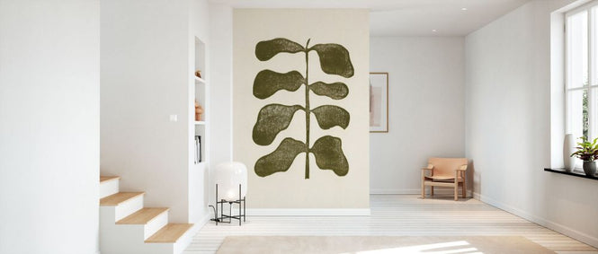 PHOTOWALL / Linocut Plant (e93314)