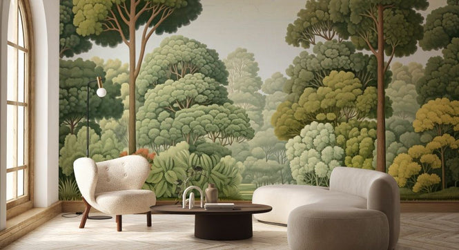 PHOTOWALL / Woodcut Forest (e93572)