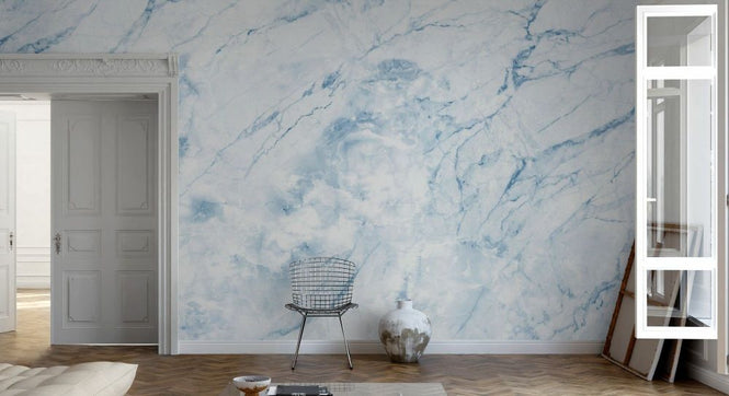 PHOTOWALL / Marble Mirage - Blue (e93848)
