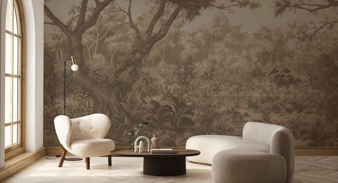 PHOTOWALL / Undergrowth - Chicory Coffee (e94260)
