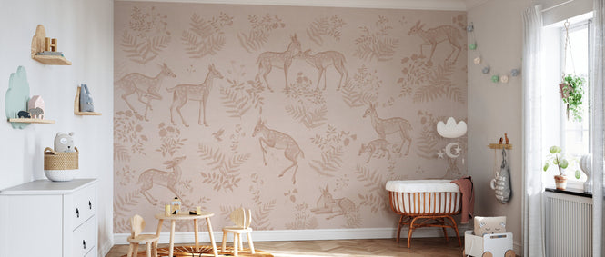 PHOTOWALL / Baby Deer - Sepia (e94315)