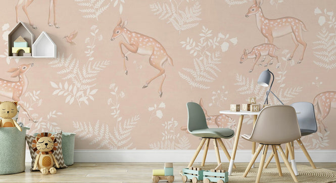 PHOTOWALL / Baby Deer - Beige (e94321)
