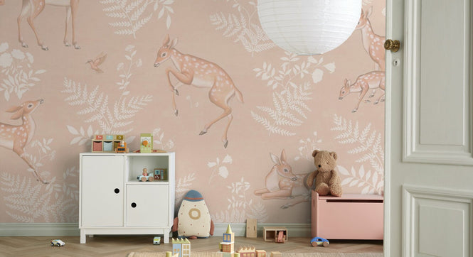 PHOTOWALL / Baby Deer - Beige (e94321)