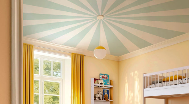 PHOTOWALL / Circus - Rectangle - Mint Green Wall Mural (e94343)