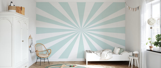 PHOTOWALL / Circus - Rectangle - Mint Green Wall Mural (e94343)