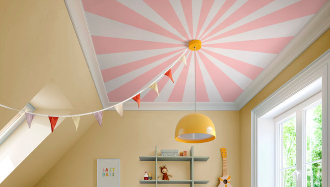 PHOTOWALL / Circus - Rectangle - Bright Pink Wall Mural (e94347)