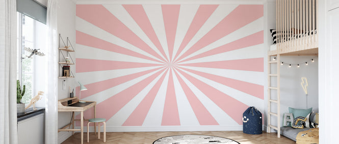 PHOTOWALL / Circus - Rectangle - Bright Pink Wall Mural (e94347)