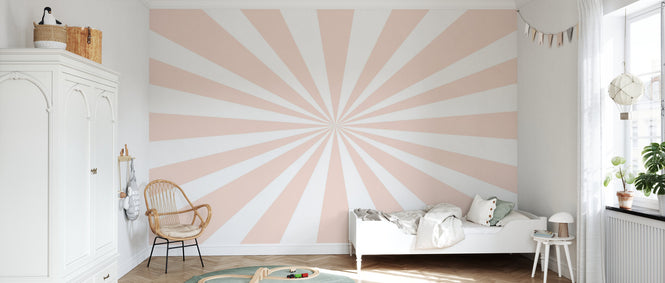 PHOTOWALL / Circus - Rectangle - Light Pink Wall Mural (e94352)