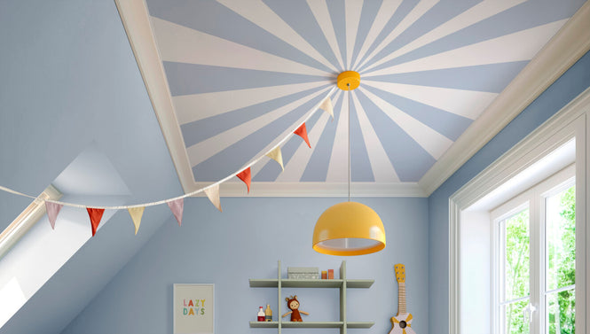 PHOTOWALL / Circus - Rectangle - Light Blue Wall Mural (e94362)
