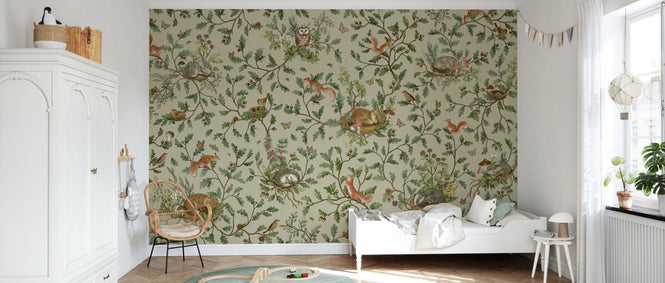 PHOTOWALL / Playful Woods - Green (e94560)