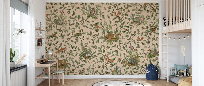 PHOTOWALL / Playful Woods - Beige (e94581)