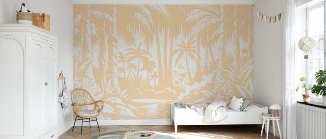 PHOTOWALL / Jungle View - Yellow (e94618)