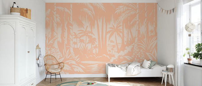 PHOTOWALL / Jungle View - Peachy (e94619)