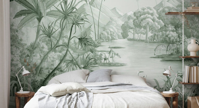 PHOTOWALL / Tangled Jungle II - Green (e94723)