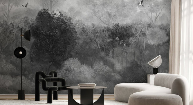 PHOTOWALL / Romantic Landscape - BW (e94751)