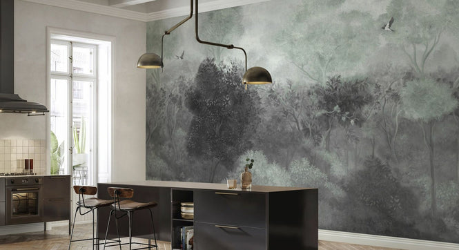 PHOTOWALL / Romantic Landscape - Green (e94752)