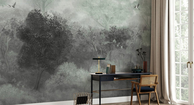 PHOTOWALL / Romantic Landscape - Green (e94752)