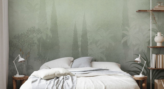 PHOTOWALL / Moonlit Serenity II - Sage (e94760)
