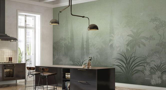 PHOTOWALL / Moonlit Serenity II - Sage (e94760)
