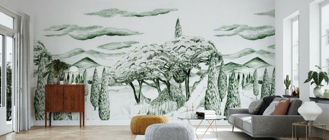 PHOTOWALL / Tropical Trees - Wide Green (e94792)