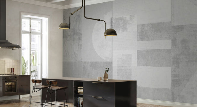 PHOTOWALL / Exceptional Abstract Shapes - Grey (e94806)