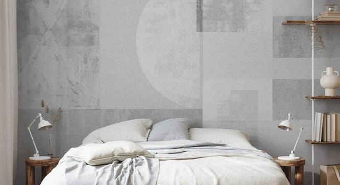 PHOTOWALL / Exceptional Abstract Shapes - Grey (e94806)