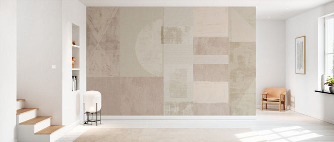 PHOTOWALL / Exceptional Abstract Shapes - Beige (e94807)