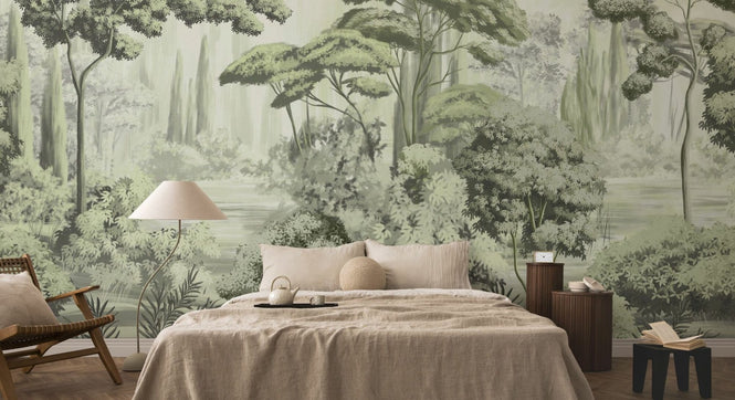 PHOTOWALL / Natural Forest Landscape - Green (e95086)
