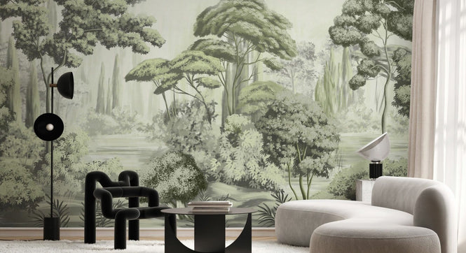 PHOTOWALL / Natural Forest Landscape - Green (e95086)
